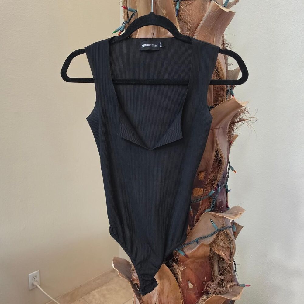 Prettylittlething Women's Black Bodysuit